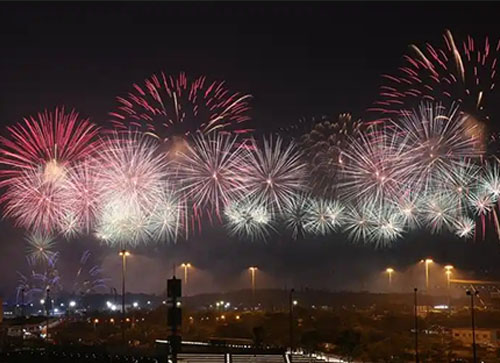 凉城县焰火晚会